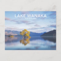 Wanaka Tree New Zealand Travel Postcard