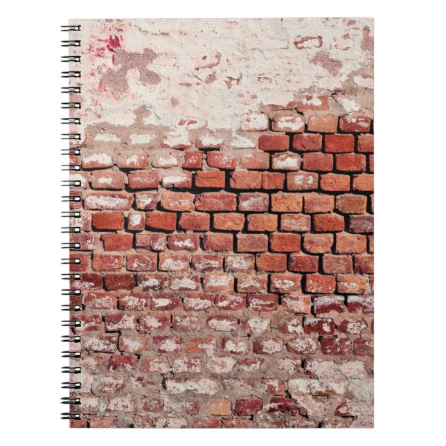 Wand aus Backstein Notizblock (Vorderseite)