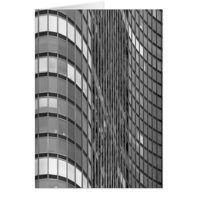 Wand aus Stahl und Glas, modern (Vorne)