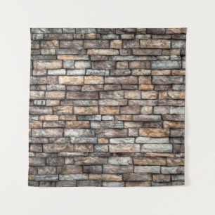 Wand aus Wandstein Wandteppich