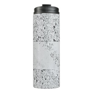 Wand aus weißem Backstein Thermosbecher