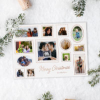 Wand aus weißem Bilderrahmen mit mehrfarbigem Foto