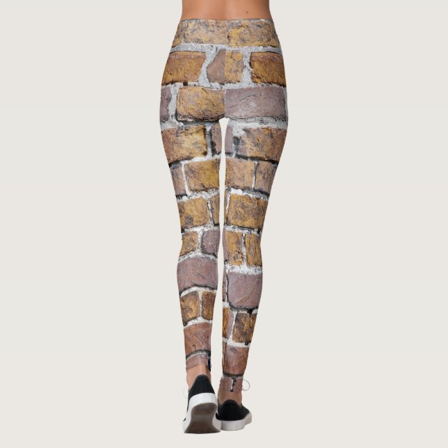 Wand aus Ziegeln Leggings (Rückseite)
