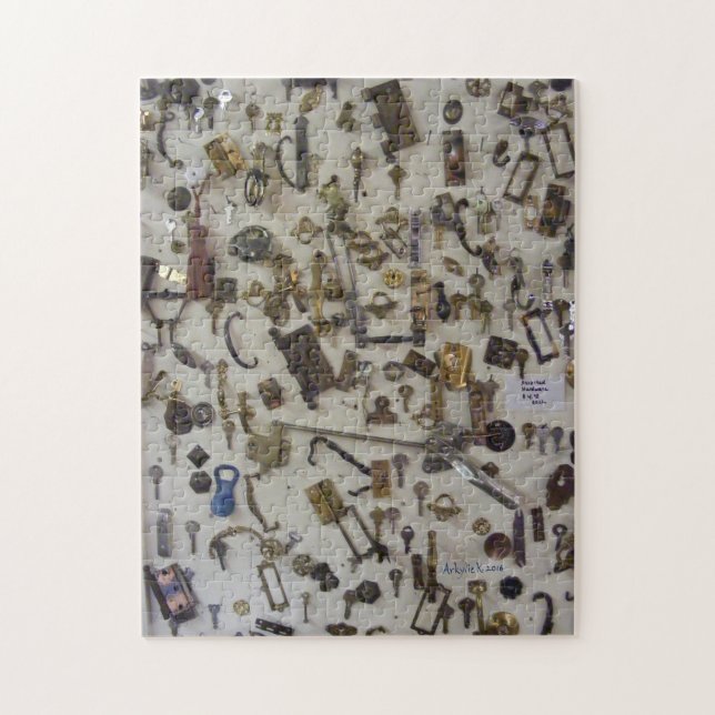 Wand der Schlüssel, die Puzzlespiel anfechten Puzzle (Vertikal)