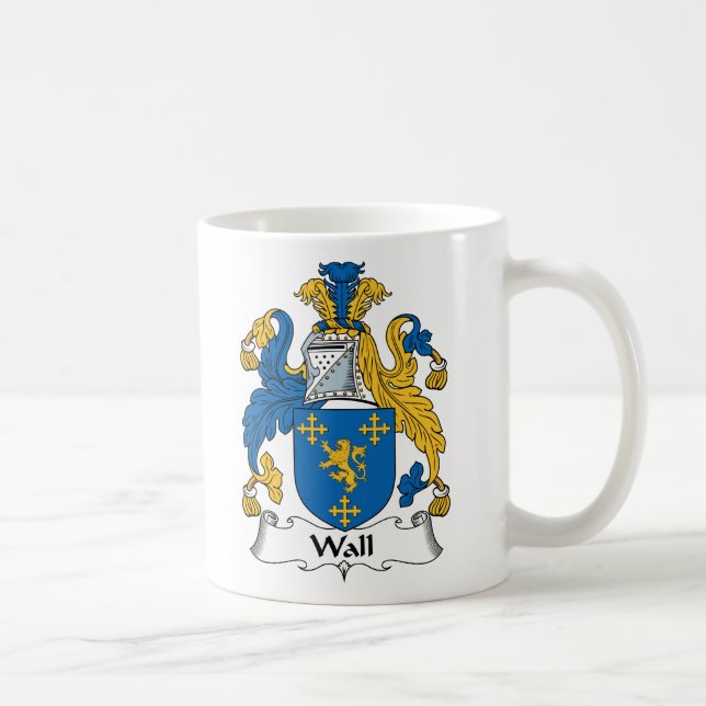 Wand-Familienwappen Kaffeetasse (Rechts)
