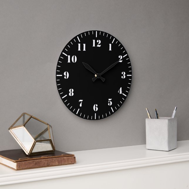 Wand Große Wanduhr (Büro)