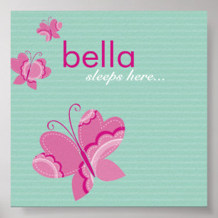 WAND-KUNST:: flutterby Schmetterling 1 Poster