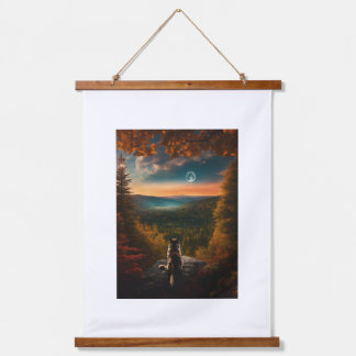 Wand Kunst Wandteppich Mit Holzrahmen