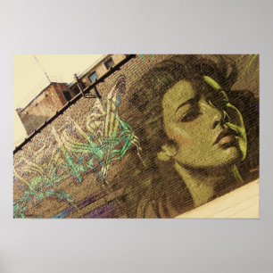 Wand-Plakat Brooklyns Graffitti Poster