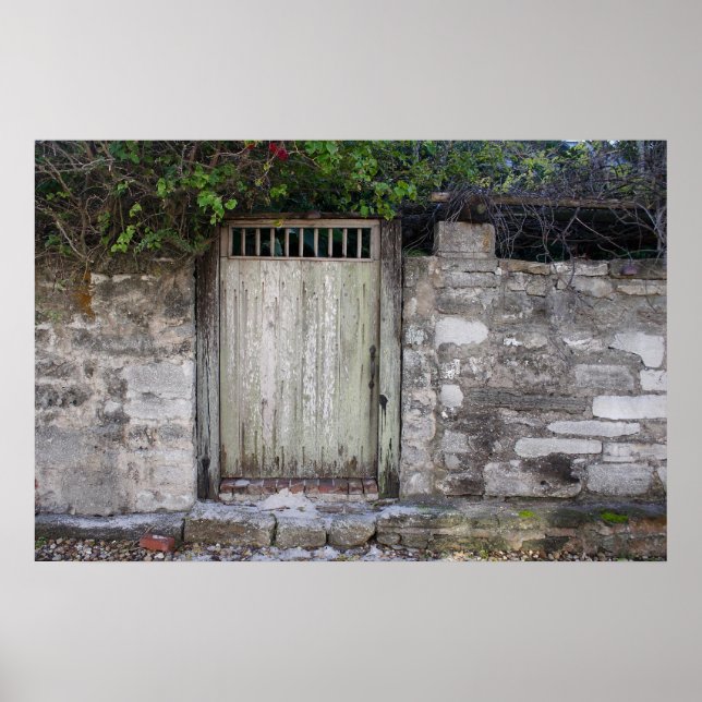 Wand und Tür Poster (Vorne)