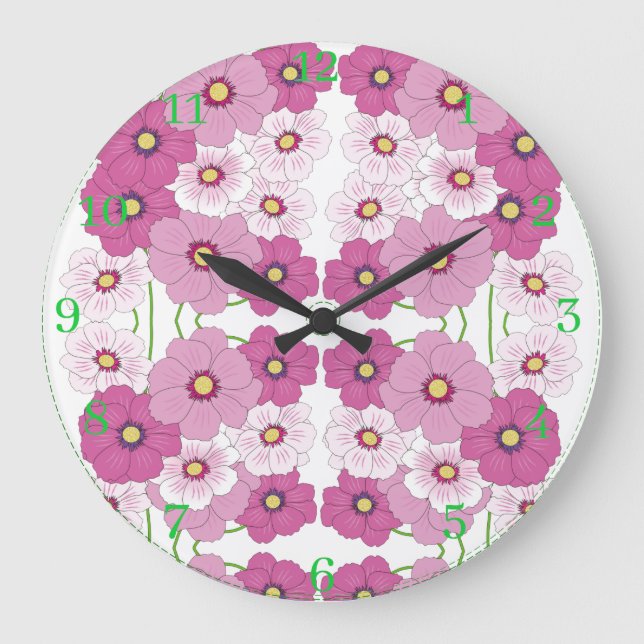 Wand-Wand-Wand-Wand Große Wanduhr (Vorderseite)