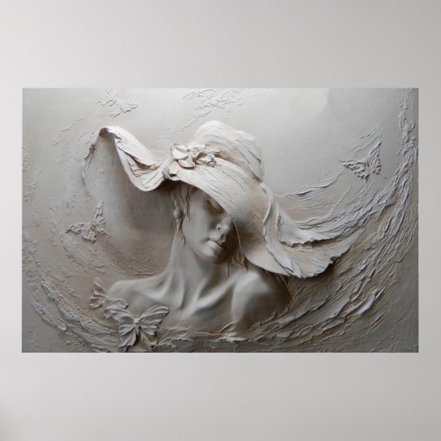 Wand-Wandmalerei 3d Illusion 3d,Hintergrund,Kunst, Poster (Vorne)