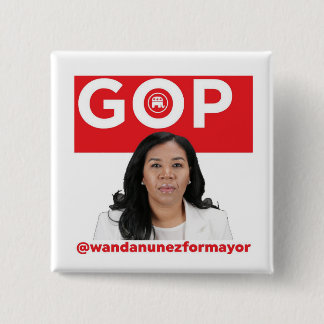 Wanda Nunez für Bürgermeister Button