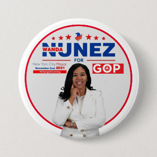 Wanda Nunez für den Bürgermeister von NYC Button