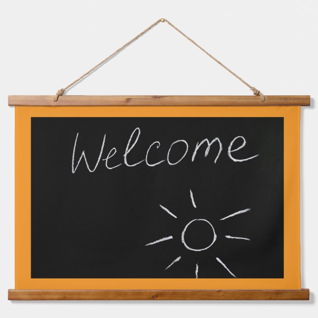 Wandband aus Holzrahmen Wandteppich Mit Holzrahmen (Vorne)