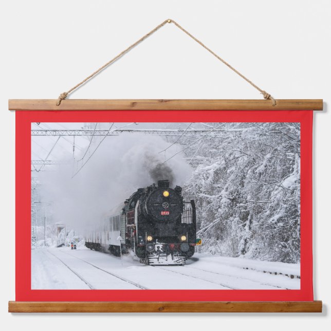 Wandband aus Holzrahmen Wandteppich Mit Holzrahmen (Vorne)