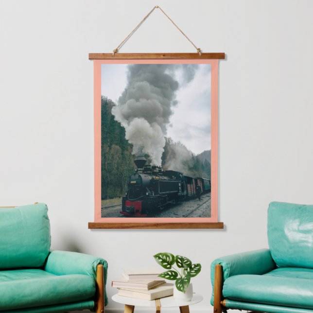 Wandband aus Holzrahmen Wandteppich Mit Holzrahmen (Wohnzimmer)