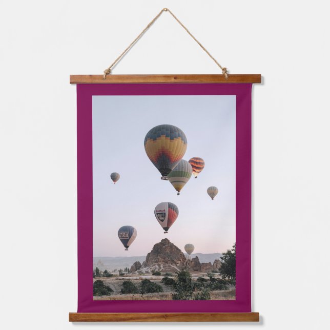 Wandband aus Holzrahmen Wandteppich Mit Holzrahmen (Vorderseite)