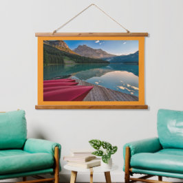 Wandband aus Holzrahmen Wandteppich Mit Holzrahmen