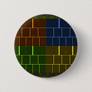 Wandbild Leinwand Button
