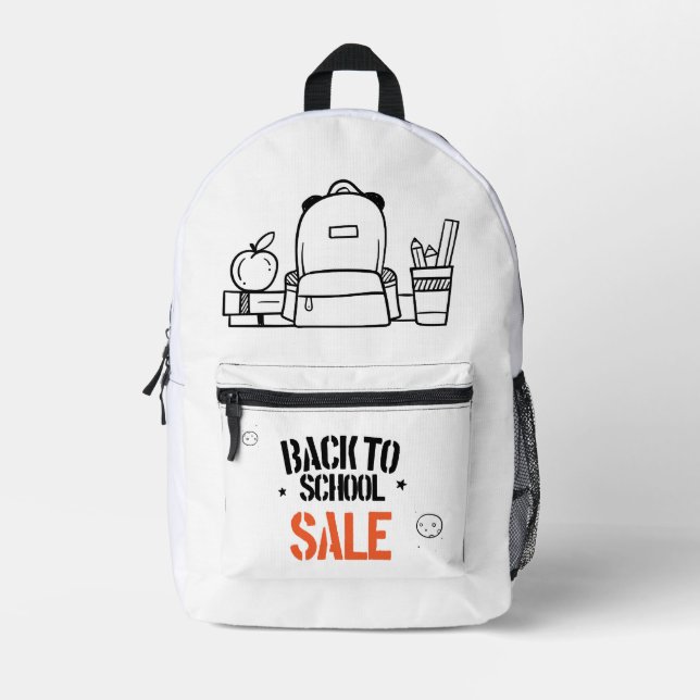 Wanddekal Bedruckter Rucksack (Vorderseite)