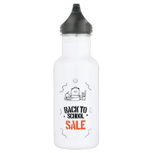 Wanddekal Edelstahlflasche