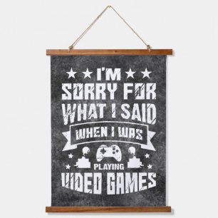 Wanddekor für Videospiele, die Wandteppiche enthal