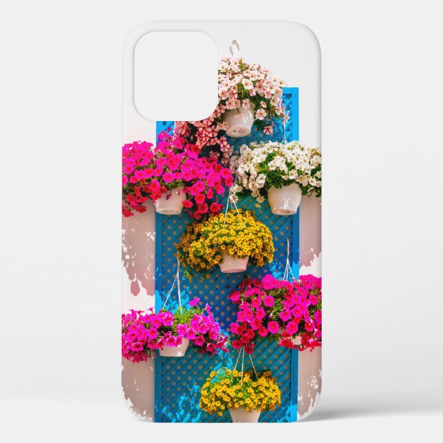Wanddekoration mit Blumen im ethnischen Stil. Gart Case-Mate iPhone Hülle (Rückseite)