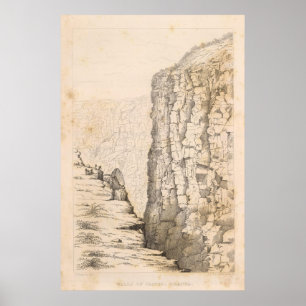 Wände des Kraters, Kilauea, Hawaii Poster