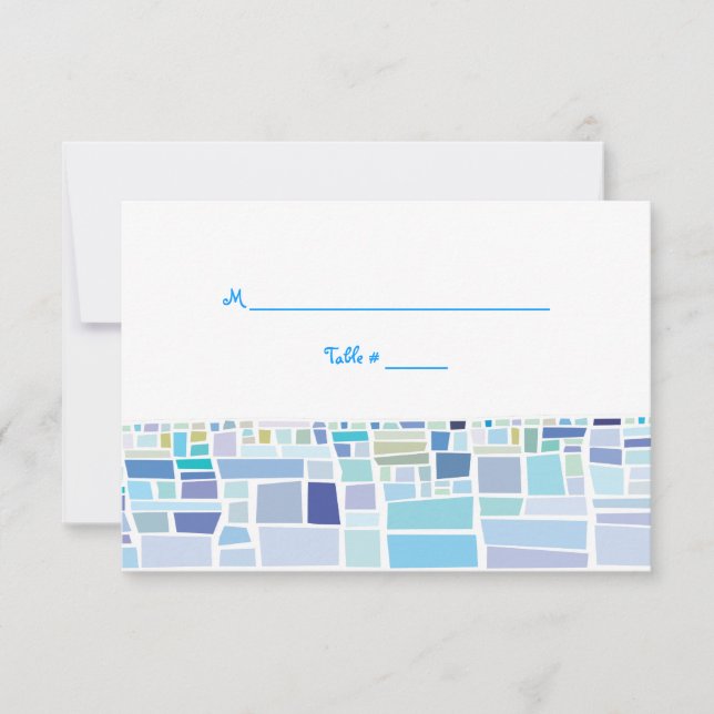 Wände Israel Bar Bat Mitzvah Escortkarte Einladung (Vorderseite)