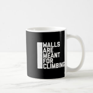 Wände sind zum Klettern da Boulder Tee  Kaffeetasse