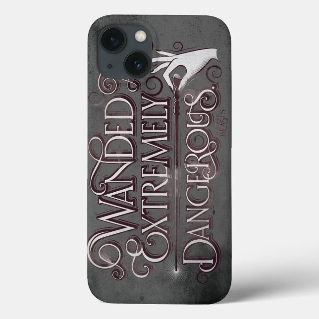 Wanded und extrem gefährliche Grafik - weiß Case-Mate iPhone Hülle (Rückseite)