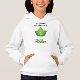 "Wandel beginnt mit grünen Entscheidungen" Mutter  Hoodie