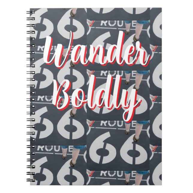 Wander Boldly Notizblock (Vorderseite)