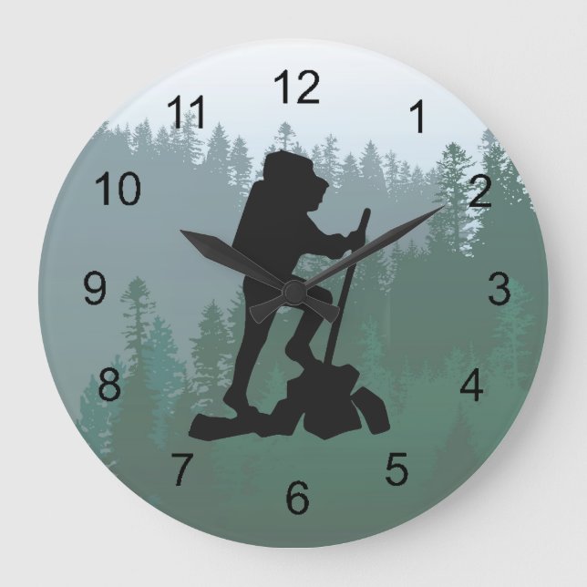 Wander-Design-Wall-Uhr Große Wanduhr (Vorderseite)