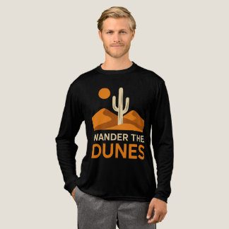 Wander die Dünen - Wüstenabenteuer Grafik Tri-Blend Shirt