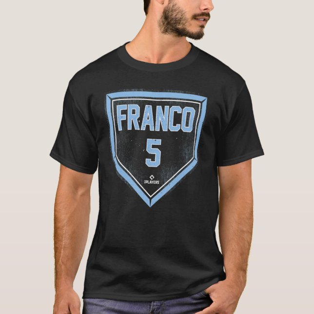 Wander Franco Zuhause Plate Gameday Wander Franco  T-Shirt (Vorderseite)