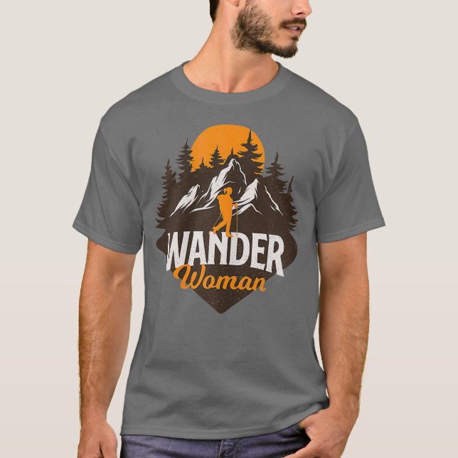 Wander-Frauen Wandern T-Shirt (Vorderseite)