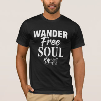 WANDER Free SOUL Boho T-Shirt - Geschenk für Natur