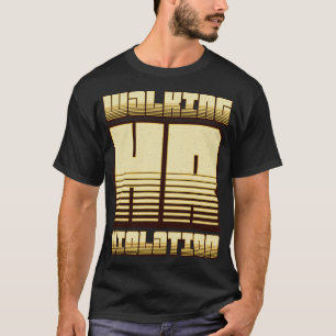 Wander-HR-Verletzung Offensive Funny Vintag Retro T-Shirt