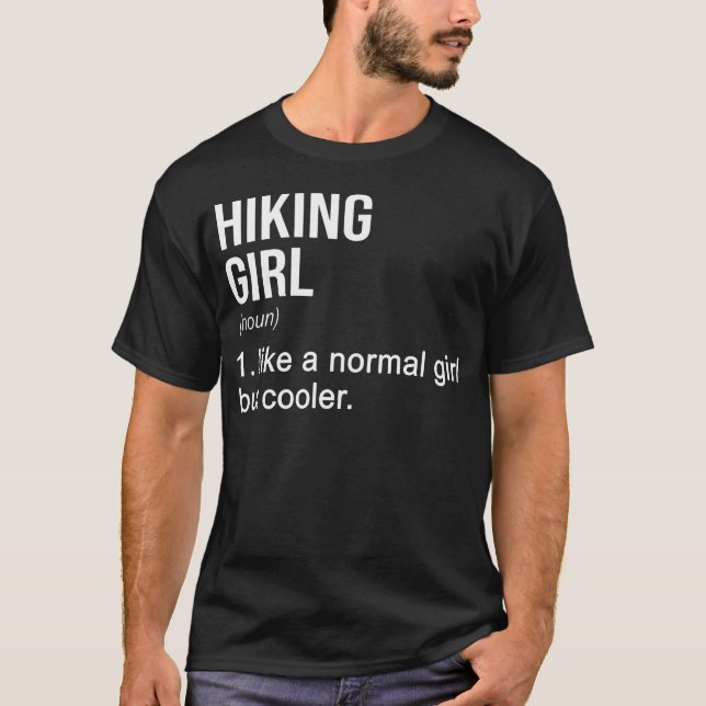 Wander Mädchen Substantiv Definition Wandern Wande T-Shirt (Vorderseite)
