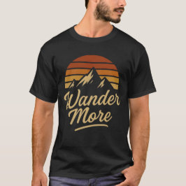 Wander More Herren Basic T-Shirt