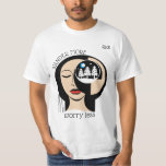 "Wander more, worry less" T-Shirt<br><div class="desc">Let your mind roam free with this striking t-shirt featuring a modern expressionistic portrait of a woman—her silhouette filled with a serene forest scene where her thoughts might dwell. Paired with the inspiring caption, "Wander more, worry less, " this design beautifully captures the idea that time in nature is more...</div>