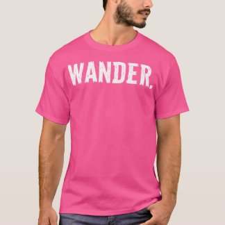 Wander Mountains Beach Wandern Camping gestört V T-Shirt