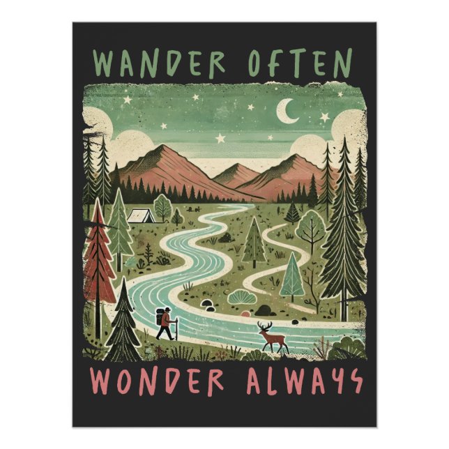 Wander oft fragen immer poster (Vorderseite)