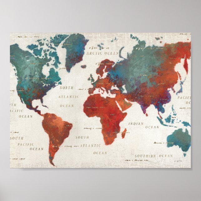 Wander oft immer mit Zitat zuordnen Poster (Vorne)