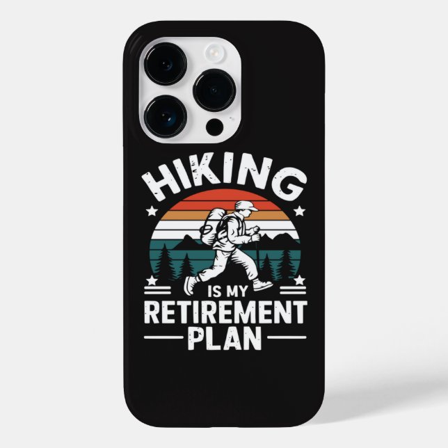 Wander-Rentnerplan Lustiger Spruch Case-Mate iPhone Hülle (Rückseite)