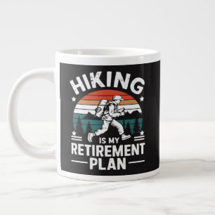Wander-Rentnerplan Lustiger Spruch Jumbo-Tasse