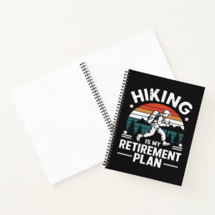 Wander-Rentnerplan Lustiger Spruch Notizbuch