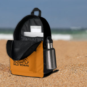 Wander-Rucksack in Gelb für Naturfreunde Bedruckter Rucksack